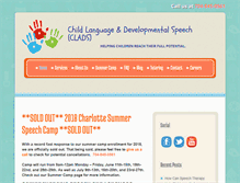 Tablet Screenshot of childspeechlanguage.com